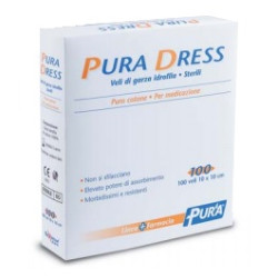 GARZA IDROFILA PURA DRESS 10X10CM 100 PEZZI