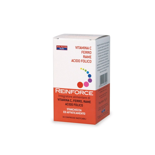 REINFORCE FERRO + VITAMINA C + RAME + ACIDO FOLICO REINFORCE FERRO + VITAMINA C + RAME + ACIDO FOLICO