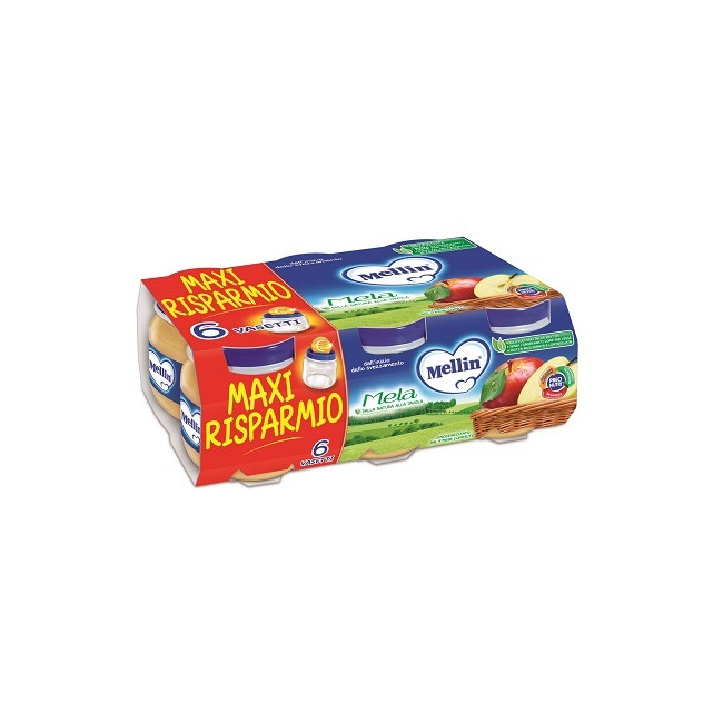 MELLIN OMOGENEIZZATO MELA 100 G 6 PEZZI MELLIN OMOGENEIZZATO MELA 100 G 6 PEZZI