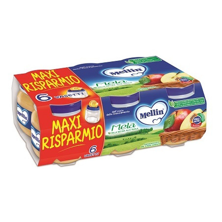MELLIN OMOGENEIZZATO MELA 100 G 6 PEZZI MELLIN OMOGENEIZZATO MELA 100 G 6 PEZZI
