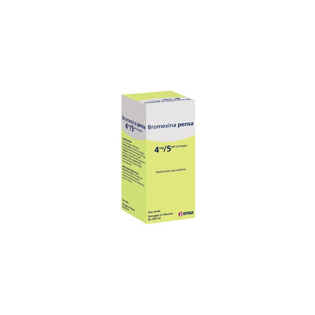BROMEXINA PE*SCIR 250ML4MG/5ML BROMEXINA PE*SCIR 250ML4MG/5ML