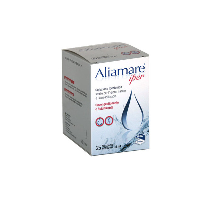ALIAMARE IPER 25 FLACONCINI IPERTONICI DA 5 ML ALIAMARE IPER 25 FLACONCINI IPERTONICI DA 5 ML