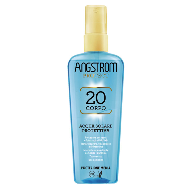 ANGSTROM ACQUA SOLARE PROTETTIVA SPF 20 140 ML ANGSTROM ACQUA SOLARE PROTETTIVA SPF 20 140 ML