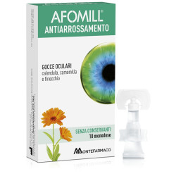 Afomill Antiarrossamento Gocce oculari senza conservanti 10 fiale da 0,5 ml