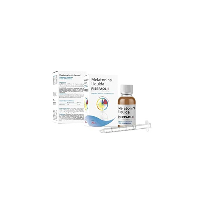 MELATONINA LIQUIDA 1MG 0,5 ML PIERPAOLI 30 ML MELATONINA LIQUIDA 1MG 0,5 ML PIERPAOLI 30 ML