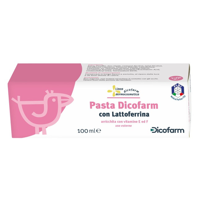 DICOFARM PASTA CON LATTOFERRINA PELLI DELICATE 100 ML DICOFARM PASTA CON LATTOFERRINA PELLI DELICATE 100 ML