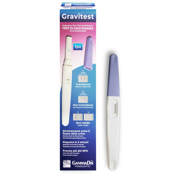 TEST GRAVIDANZA GRAVITEST 1 PEZZO TEST GRAVIDANZA GRAVITEST 1 PEZZO