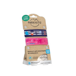BRACCIALE ANTIZANZARE PARAKITO EFAS DOUBLE PACK KIDS