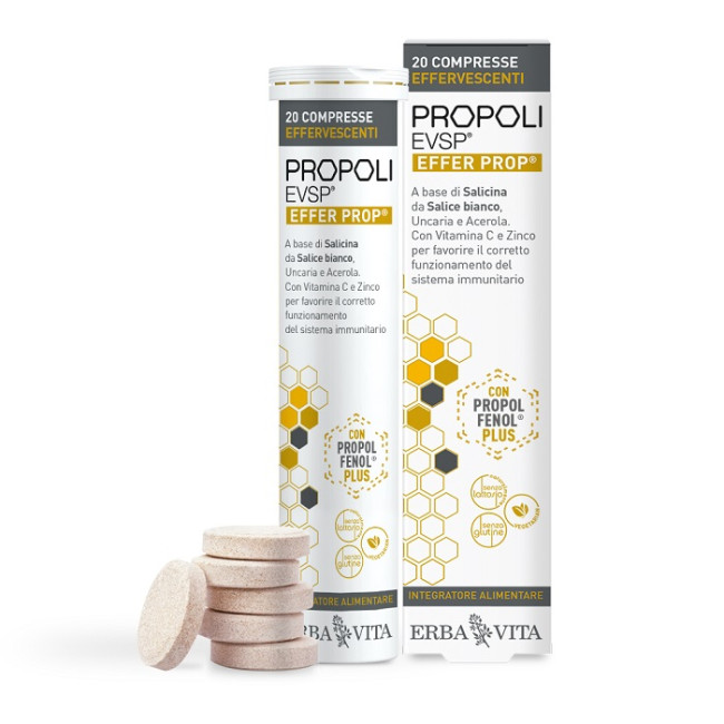 PROPOLI EVSP 20 COMPRESSE EFFERVESCENTI PROPOLI EVSP 20 COMPRESSE EFFERVESCENTI
