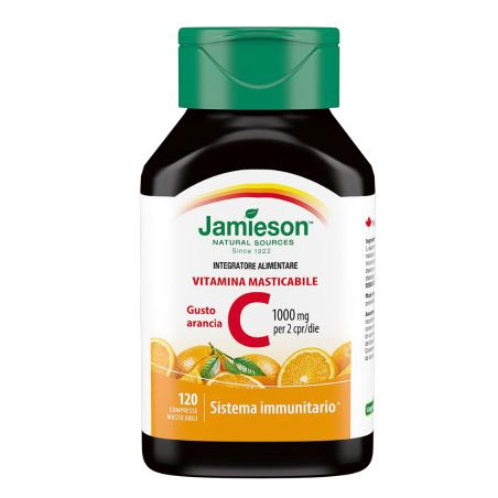 JAMIESON VITAMINA C 1000 MASTICABILE ARANCIA 120 COMPRESSE