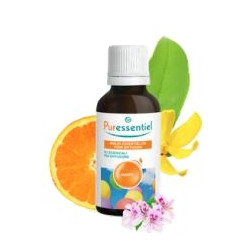 PURESSENTIEL MISCELA HAPPY ECOCERT MISCELA PER DIFFUSIONE HAPPY CERTIFICATA ECOCERT 30 ML