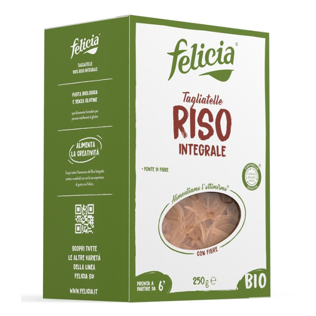 FELICIA TAGLIATELLE RISO INTEGRALE 250 G FELICIA TAGLIATELLE RISO INTEGRALE 250 G