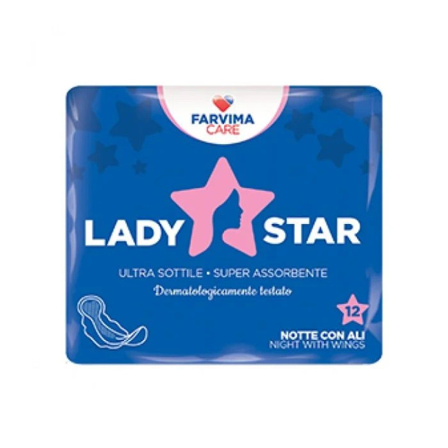 ASSORBENTI LADYSTAR NOTTE ALI 12 PEZZI ASSORBENTI LADYSTAR NOTTE ALI 12 PEZZI