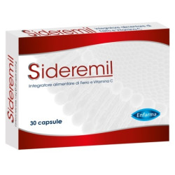 Confezione da 30 capsule di Sederemil integratore di ferro e vitamina C