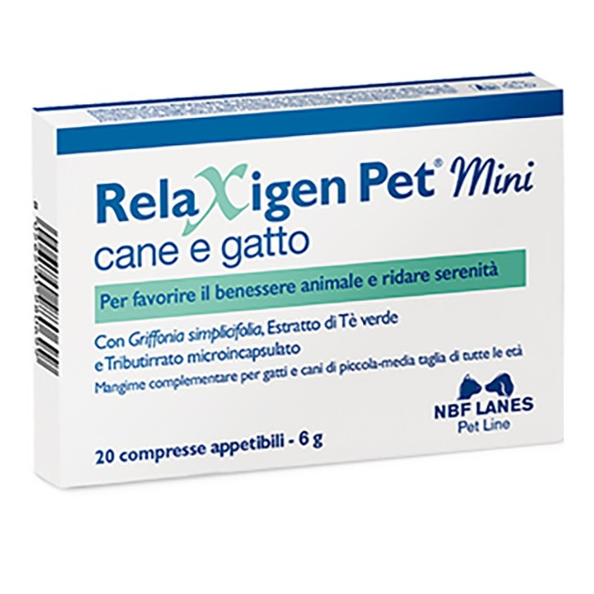 RELAXIGEN PET MINI BLISTER 20 COMPRESSE RELAXIGEN PET MINI BLISTER 20 COMPRESSE
