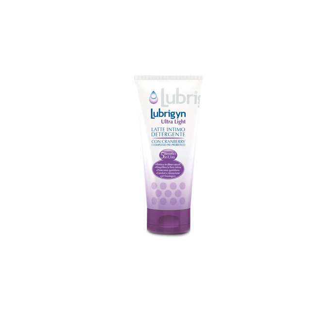 Lubrigyn Ultra Light Latte intimo con Cranberry e Probiotici 200 ml Lubrigyn Ultra Light Latte intimo con Cranberry e Probiotici 200 ml