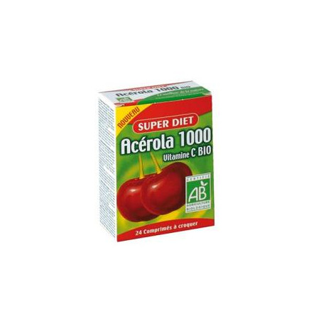 SUPERDIET ACEROLA 1000 VITAMINA C BIO 24 COMPRESSE