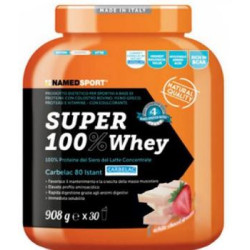 SUPER100% WHEY SMOOTH WHITE CHOCO/STRAWBERRY 908 G
