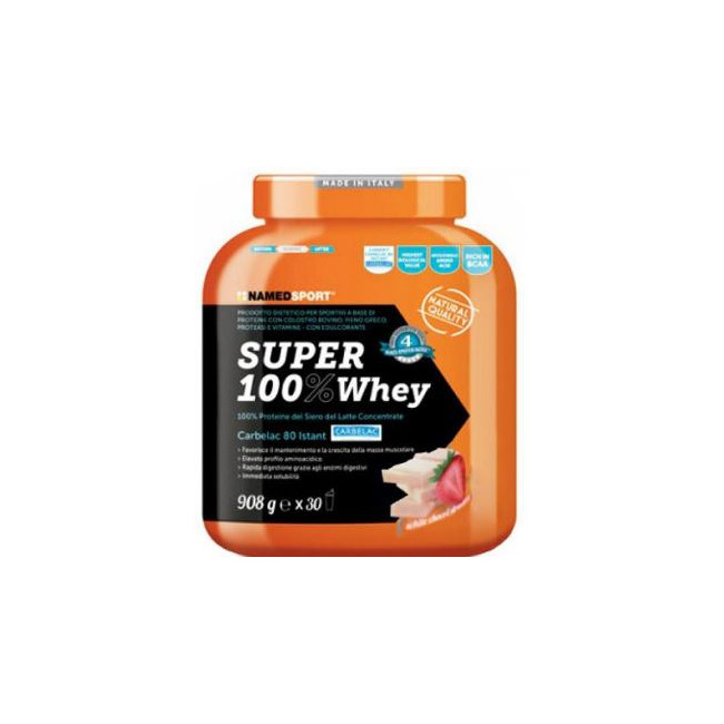 SUPER100% WHEY SMOOTH WHITE CHOCO/STRAWBERRY 908 G SUPER100% WHEY SMOOTH WHITE CHOCO/STRAWBERRY 908 G