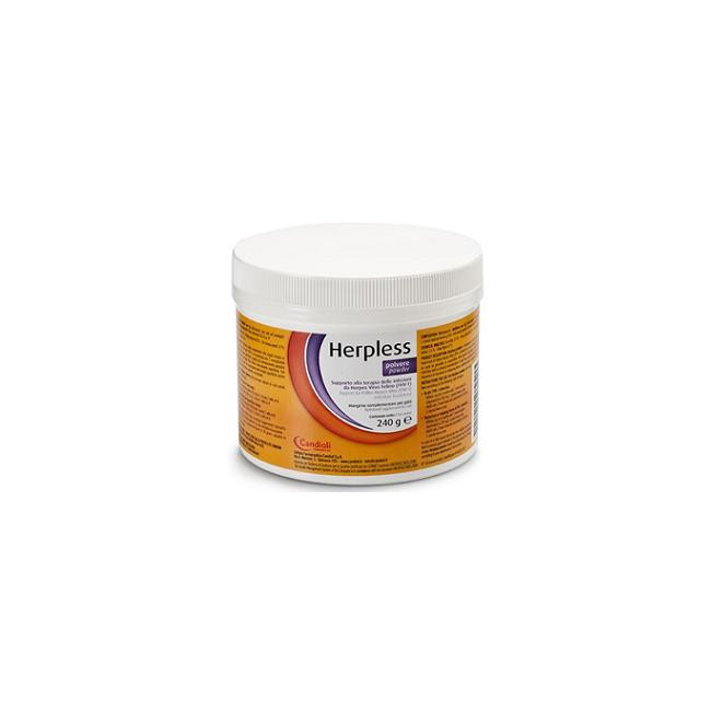 HERPLESS POLVERE BARATTOLO 240 G CON MISURINO