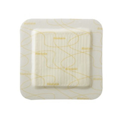 MEDICAZIONE BIATAIN IN SCHIUMA DI POLIURETANO CON BORDO ADESIVO IN SILICONE 10X10 CM 10 PEZZI