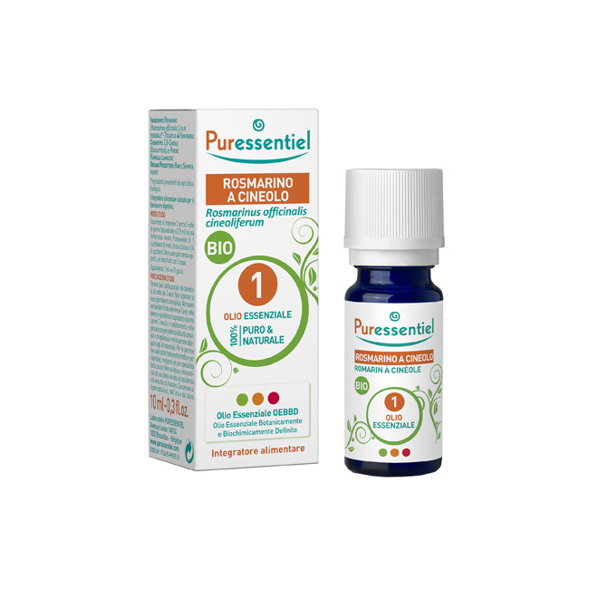 PURESSENTIEL ROSMARINO CINEOLO OLIO ESSENZIALE BIO 10 ML PURESSENTIEL ROSMARINO CINEOLO OLIO ESSENZIALE BIO 10 ML