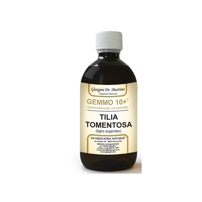 GEMMO 10+ TIGLIO ARGENTEO LIQUIDO ANALCOLICO 500 ML GEMMO 10+ TIGLIO ARGENTEO LIQUIDO ANALCOLICO 500 ML
