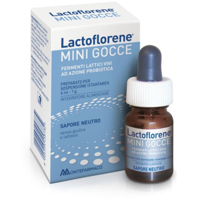 Montefarmaco Otc Lactoflorene Mini Gocce Integratore Alimentare 6ml Montefarmaco Otc Lactoflorene Mini Gocce Integratore Alimentare 6ml