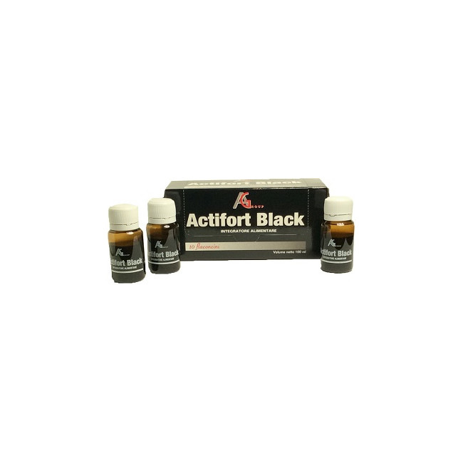 ACTIFORT BLACK 10 FLACONCINI 10 ML ACTIFORT BLACK 10 FLACONCINI 10 ML