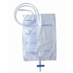 SACCA DI DRENAGGIO LETTO PER INCONTINENZA 2000ML IN PVC CON VALVOLA DI NON RITORNO E SCARICO STERILE CON TUBO DI RACCORDO 90CM 7