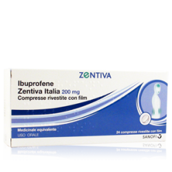 IBUPROFENE ZENT IT*24CPR 200MG