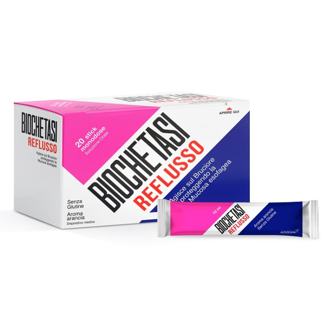 BIOCHETASI REFLUSSO 20 STICK AROMA ARANCIA BIOCHETASI REFLUSSO 20 STICK AROMA ARANCIA