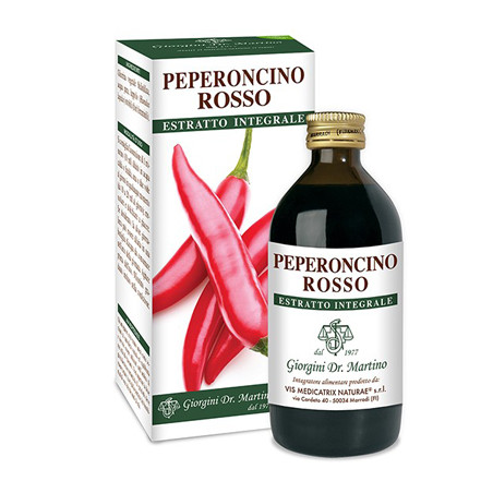 PEPERONCINO ROSSO ESTRATTO INTEGRALE 200 ML