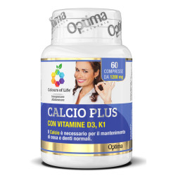 COLOURS OF LIFE CALCIO PLUS 60 COMPRESSE 1200 MG