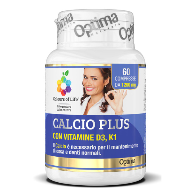 COLOURS OF LIFE CALCIO PLUS 60 COMPRESSE 1200 MG COLOURS OF LIFE CALCIO PLUS 60 COMPRESSE 1200 MG