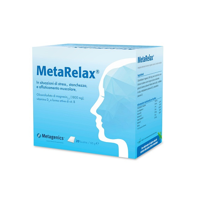 Metagenics Metarelax New 20 Bustine Metagenics Metarelax New 20 Bustine