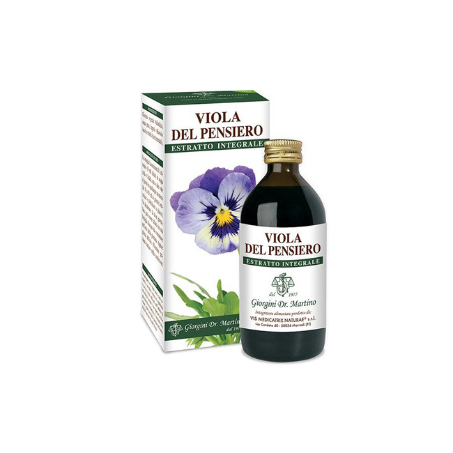 VIOLA DEL PENSIERO ESTRATTO INTEGRALE 200 ML VIOLA DEL PENSIERO ESTRATTO INTEGRALE 200 ML