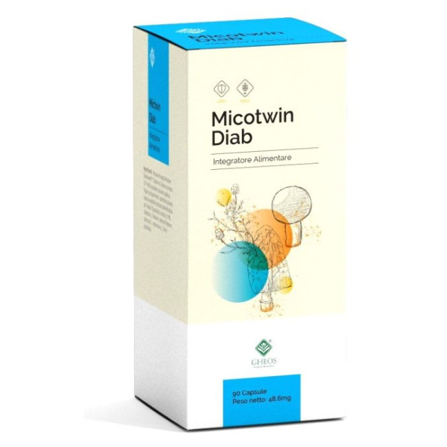 Gheos Micotwin Diab Integratore Alimentare 90 Capsule Gheos Micotwin Diab Integratore Alimentare 90 Capsule