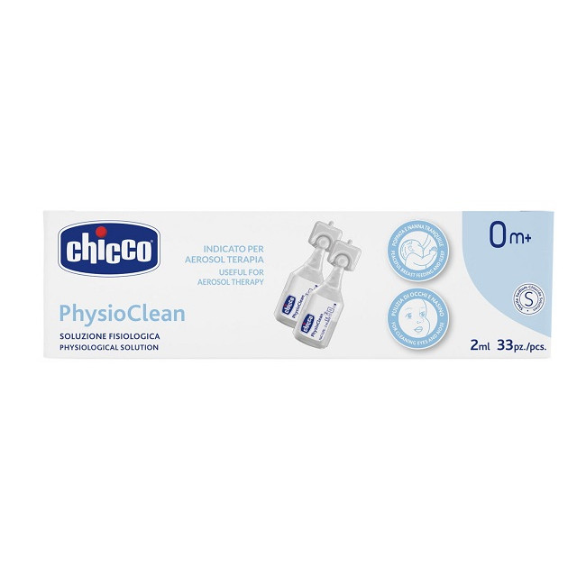CHICCO SOLUZIONE PHYSIOCLEAN 2 ML 33 PEZZI CHICCO SOLUZIONE PHYSIOCLEAN 2 ML 33 PEZZI