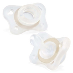 CHICCO GOMMOTTINO LUMI SILICONE 2-6M 2 PEZZI ITA C