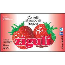 Ziguli Fragola 36 Palline 22g