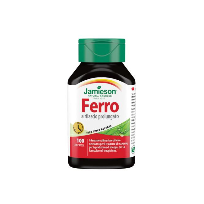 FERRO A RILASCIO PROLUNGATO JAMIESON 100 COMPRESSE FERRO A RILASCIO PROLUNGATO JAMIESON 100 COMPRESSE