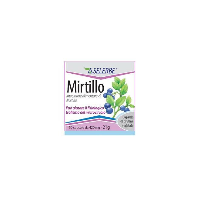 MIRTILLO ESTRATTO SECCO TITOLATO 50 CAPSULE MIRTILLO ESTRATTO SECCO TITOLATO 50 CAPSULE