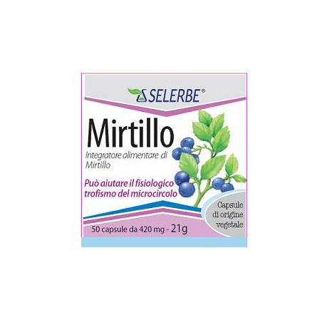 MIRTILLO ESTRATTO SECCO TITOLATO 50 CAPSULE MIRTILLO ESTRATTO SECCO TITOLATO 50 CAPSULE