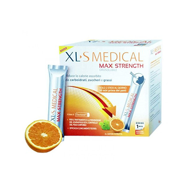 XLS MEDICAL MAX STRENGTH 60 STICK OROSOLUBILI XLS MEDICAL MAX STRENGTH 60 STICK OROSOLUBILI