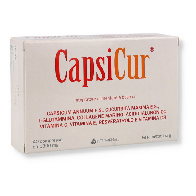 CAPSICUR 40 COMPRESSE CAPSICUR 40 COMPRESSE