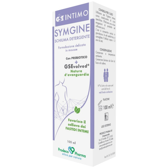 GSE INTIMO SYMGINE SCHIUMA DETERGENTE 100 ML GSE INTIMO SYMGINE SCHIUMA DETERGENTE 100 ML