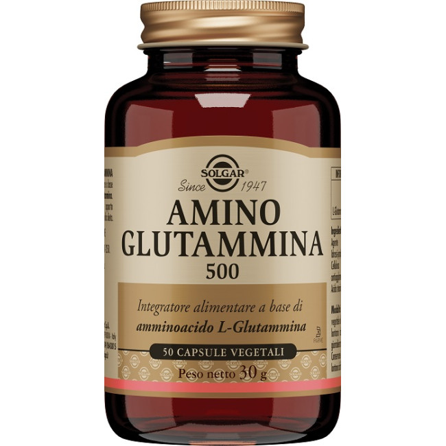 AMINO GLUTAMMINA 500 50 CAPSULE VEGETALI AMINO GLUTAMMINA 500 50 CAPSULE VEGETALI