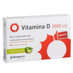 Vitamina D 2000 U.I. Integratore per ossa e sistema immunitario 84 compresse