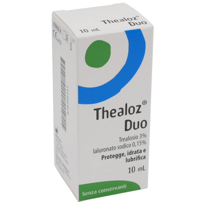 SOLUZIONE OCULARE THEALOZ DUO 10 ML SOLUZIONE OCULARE THEALOZ DUO 10 ML